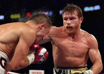 El triunfo de Canelo sobre Golovkin en imágenes