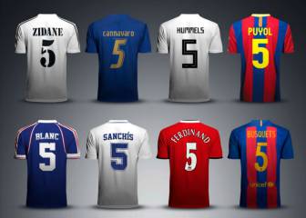 Los 16 legendarios futbolistas con el dorsal ‘5’; ¿Quién es tu favorito?