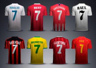 Los 20 legendarios futbolistas con el dorsal ‘7’; ¿Quién es tu favorito?
