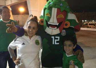 El color de la afición en el México vs Chile