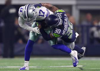 Así fue la aparatosa lesión de Allen Hurns con los Cowboys