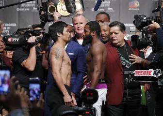Manny Pacquiao y Adrien Broner libraron la báscula