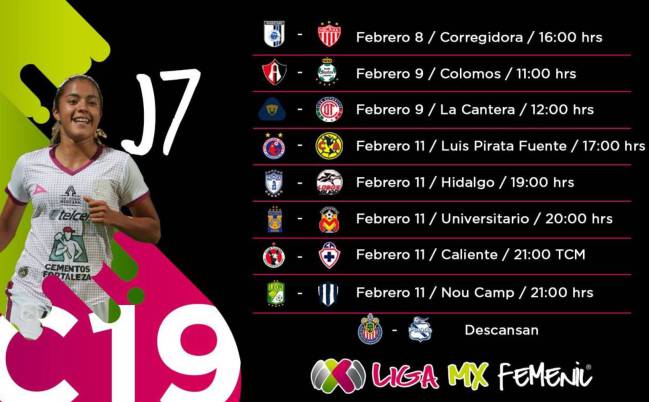 Fechas Y Horarios De La Liga Mx Femenil En La Jornada 7 As Mexico