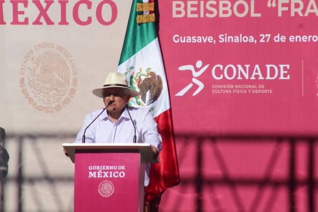 Andrés Manuel López Obrador, en Gusave, Sinaloa