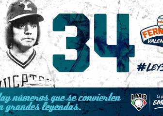 La LMB retirará el número '34' de Fernando Valenzuela