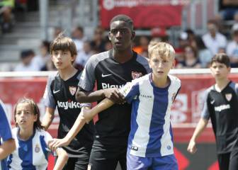 Ibrahima Sow, el 'gigante' jugador de 12 años del Sevilla