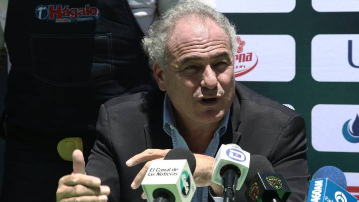 Álvaro Navarro, vicepresidente deportivo del FC Juárez, durante la conferencia de prensa de este miércoles.