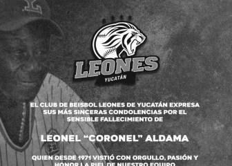 Falleció Leonel Aldama, el legendario 'Coronel' de Leones