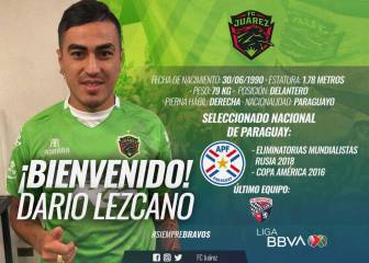 Dario Lezcano se pone bravo y llega con el Juárez