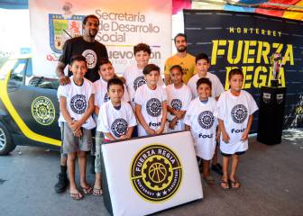 Fuerza Regia imparte clínica deportiva en las calles de N.L.