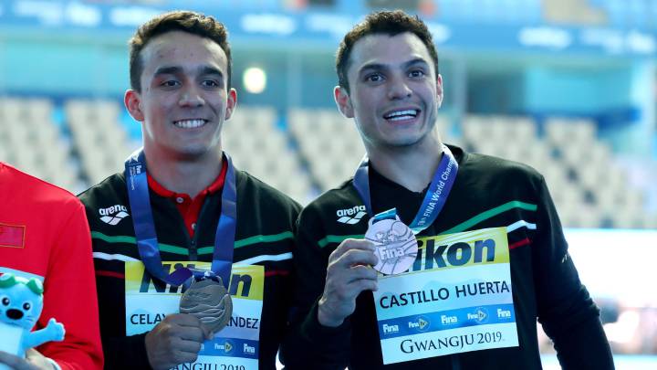 Yahel Castillo y Juan Celaya ganan bronce en Natación y el pase a Tokyo 2020