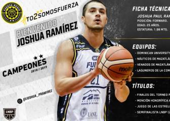 Joshua Ramírez se une a la plantilla de Fuerza Regia