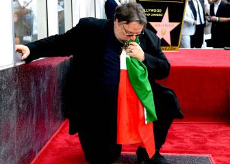 Las mejores fotos de Del Toro al recibir estrella en Hollywood