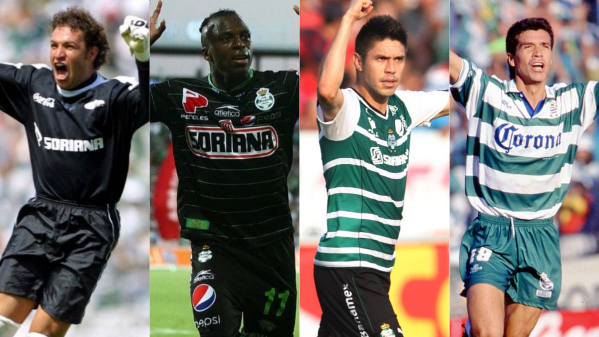 Los 11 jugadores históricos de Santos Laguna AS México