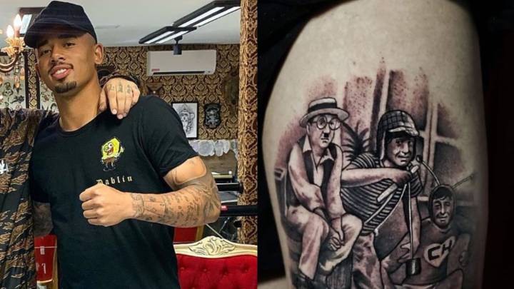 Gabriel Jesus Muestra Su Nuevo Tatuaje En Honor A Chespirito As Mexico