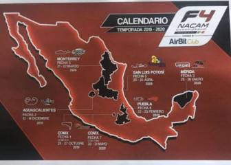 Se dio a conocer el calendario de la Fórmula 4