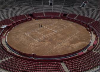 La Plaza México está casi lista para recibir a Federer y Zverev