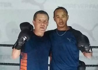 ¡Duelo de leyendas! Hamilton y Julio César Chávez se suben al ring