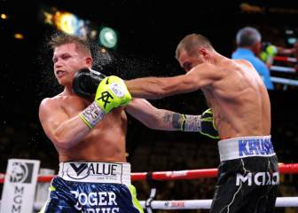 El combate entre Canelo vs Kovalev, en imágenes