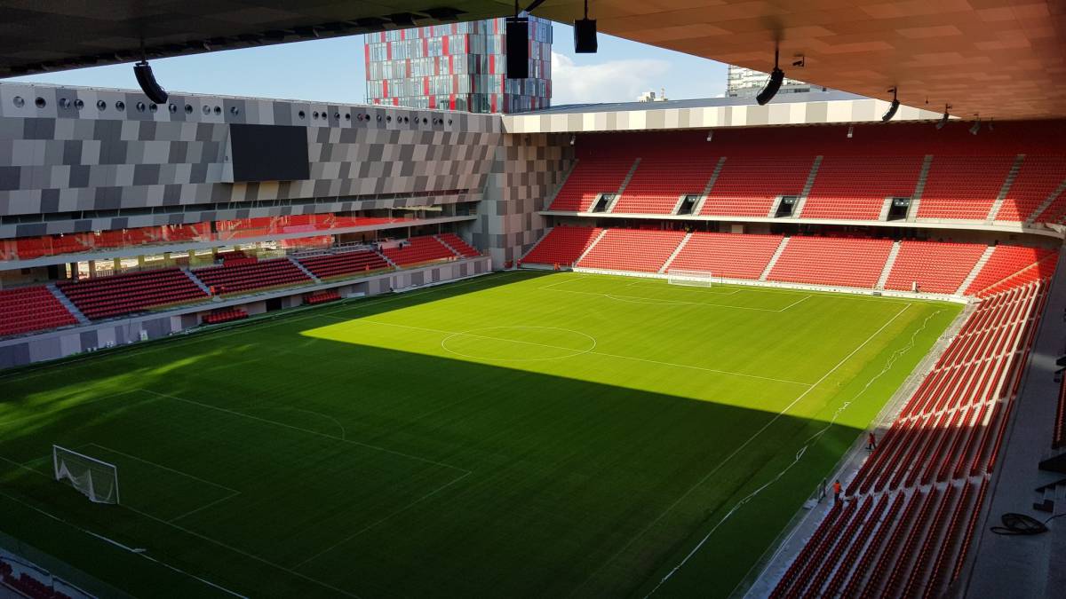 El estadio 'gemelo' del Nemesio Diez está en Albania - AS México