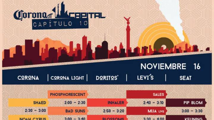 Horarios Y Grupos Por Escenario Sábado Para El Corona