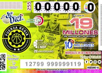 Lotería Nacional homenajea a la LNBP por sus 20 años