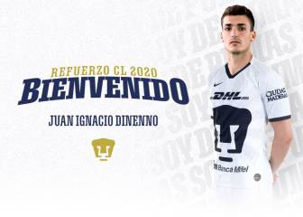 Pumas hizo oficial el fichaje de Juan Ignacio Dinenno