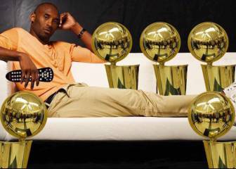 Los títulos de Kobe Bryant a lo largo de su carrera