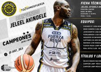 Jeleel Akindele regresa a Fuerza Regia para las finales del Este
