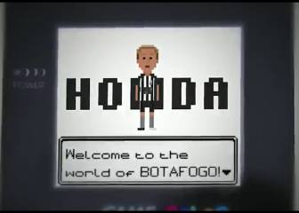 ¡Como videojuego de Game Boy! Así presentó Botafogo a Honda