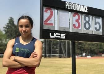Iguala Valeska Velasco récord mexicano Sub18 de salto con garrocha