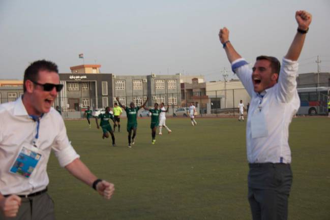 Moubarak Haggar Dougom fue el autor del único gol, hasta ahora, en la historia de Darfur Unite