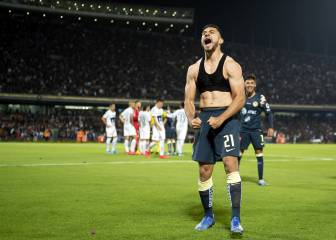 Henry Martín es criticado por imitar a Cristiano Ronaldo