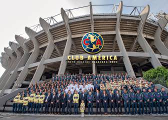 Hijo de Nicolás Castillo encabeza la foto oficial del América