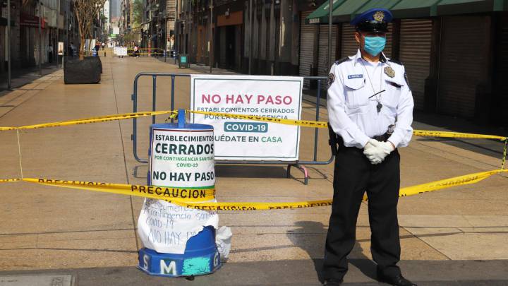 Cierran calles del Centro Histórico para evitar contagios por COVID-19
