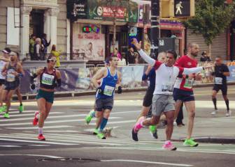 German Silva culmina Maratón en caminadora en 2:56 horas