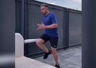 Así se prepara Héctor Herrera durante la contingencia