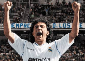 Los 38 goles de Hugo Sánchez a un solo toque con el Real Madrid