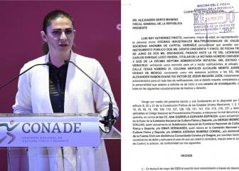 Presentan denuncia en contra de Ana Guevara por extorsión
