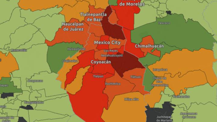 Mapa y casos de coronavirus en Ciudad de México por alcaldías hoy 7 de mayo