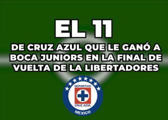 El XI de Cruz Azul que derrotó a Boca Juniors en la vuelta de la final de Libertadores en 2001