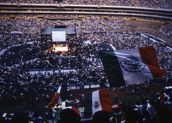 La línea del tiempo que compone al Estadio Azteca