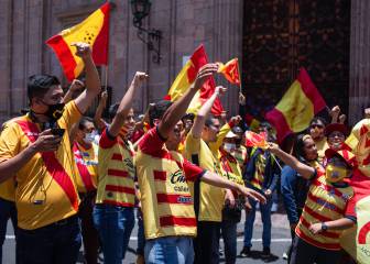 Afición de Morelia protesta por posible traspaso de su equipo
