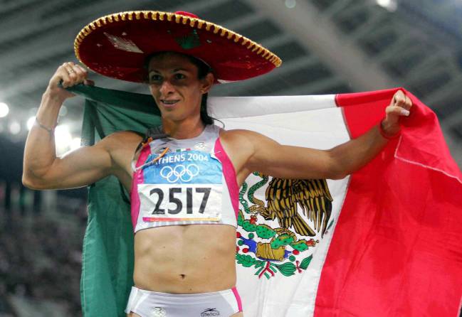 Ana Guevara fue plata olímpica en Atenas 2004