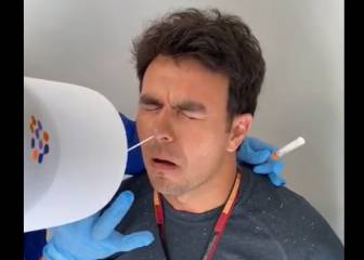 'Checo' Pérez se hace la prueba de COVID-19 antes del Gran Premio de Austria