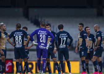 XI de Pumas: Talavera, en el arco; Dinenno y Álvarez, en ataque