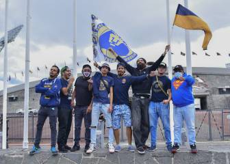 Afición de Pumas se da cita en el Estadio Olímpico Universitario