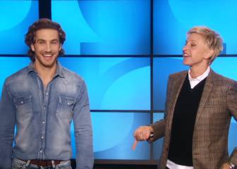 Eugenio Siller enseñó a tomar tequila Ellen DeGeneres