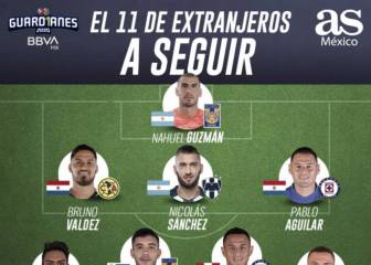 El 11 ideal de extranjeros de la Liga MX