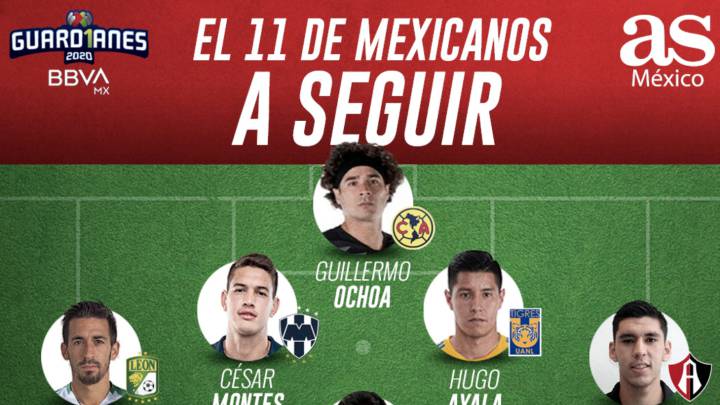 EL XI ideal de mexicanos de la Liga MX